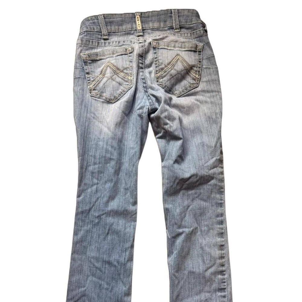 Ariat istressed blue jeans with ripped details